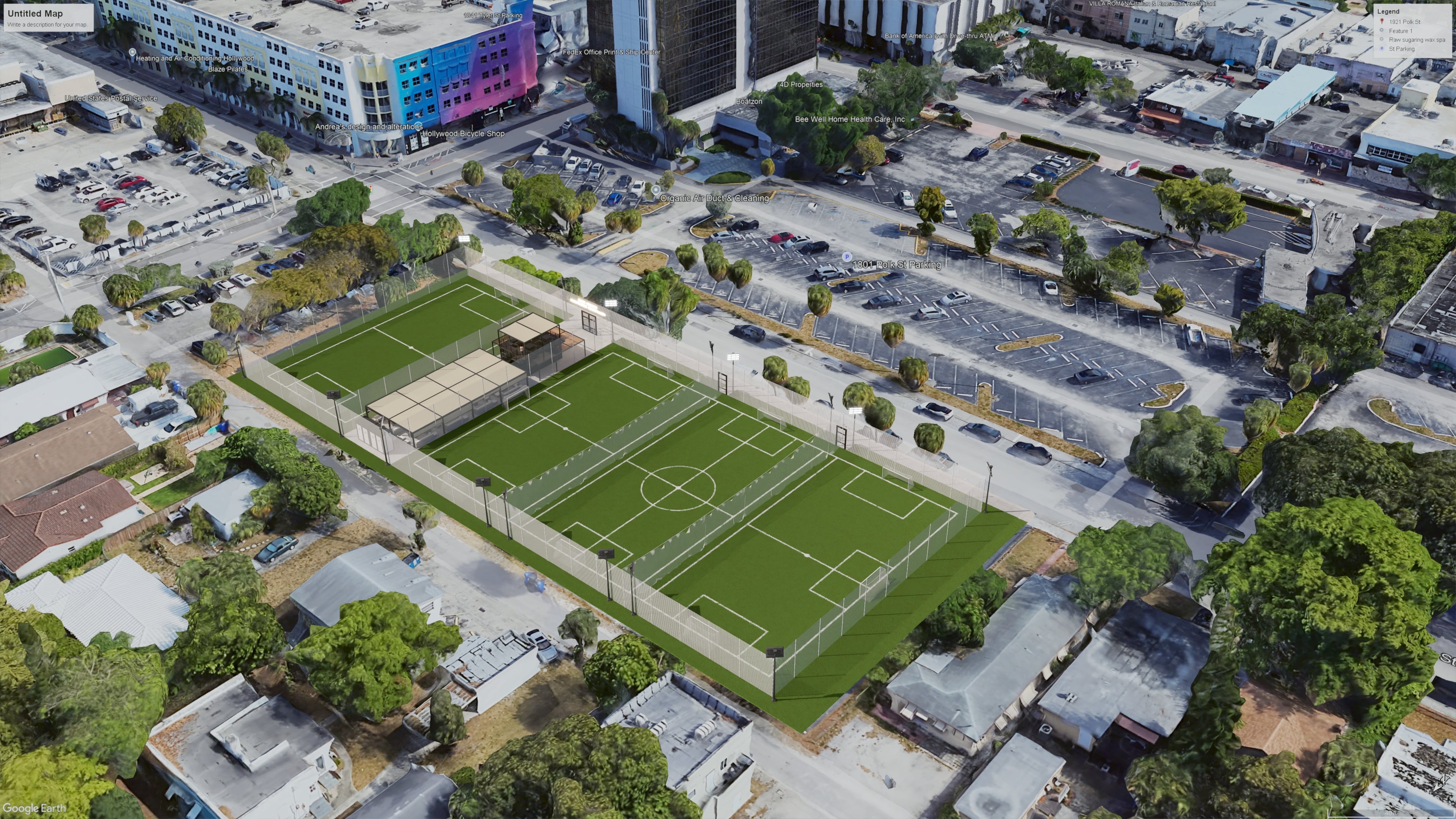 Aerial View Downtown