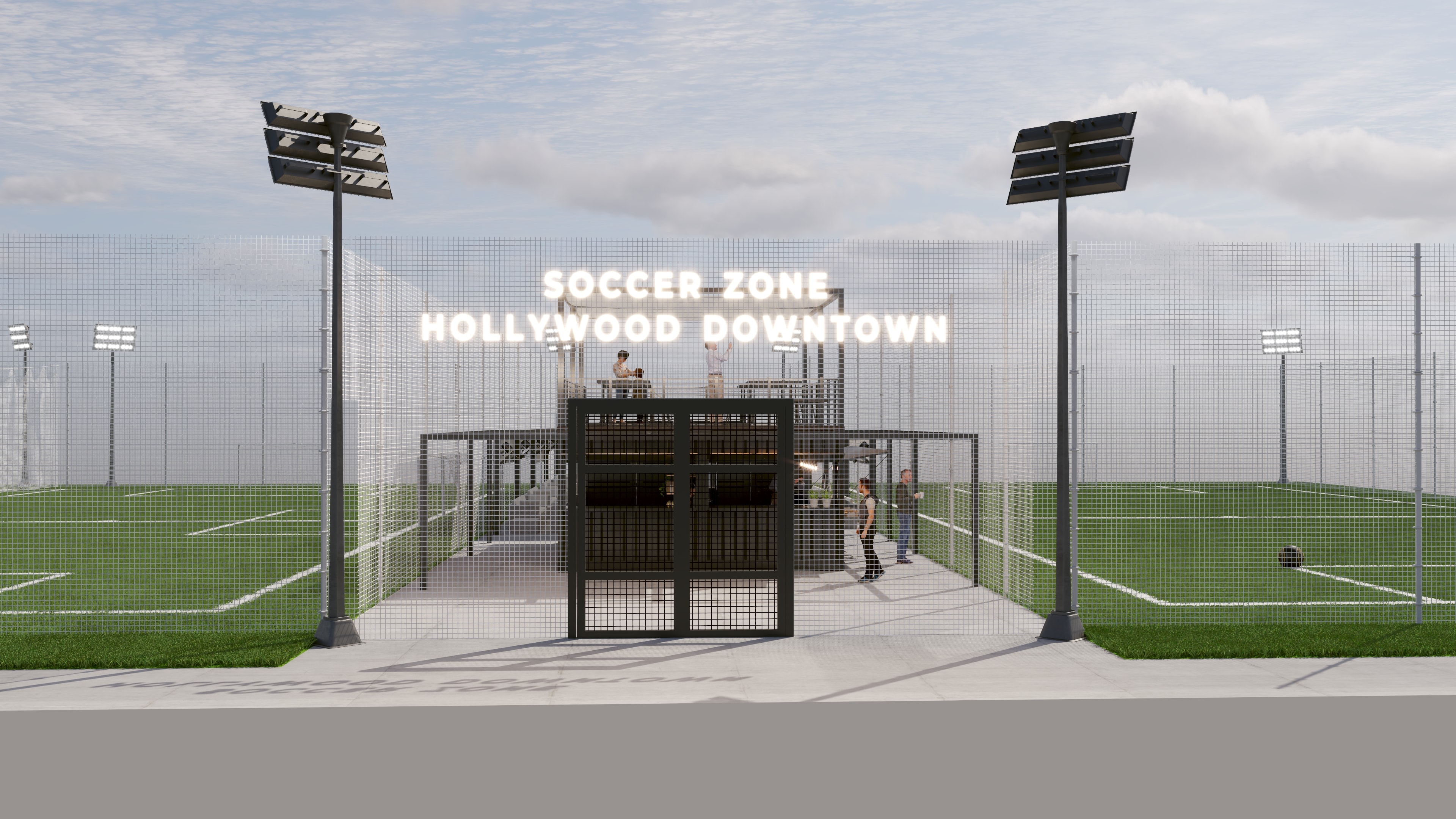 Soccer Zone Entrance
