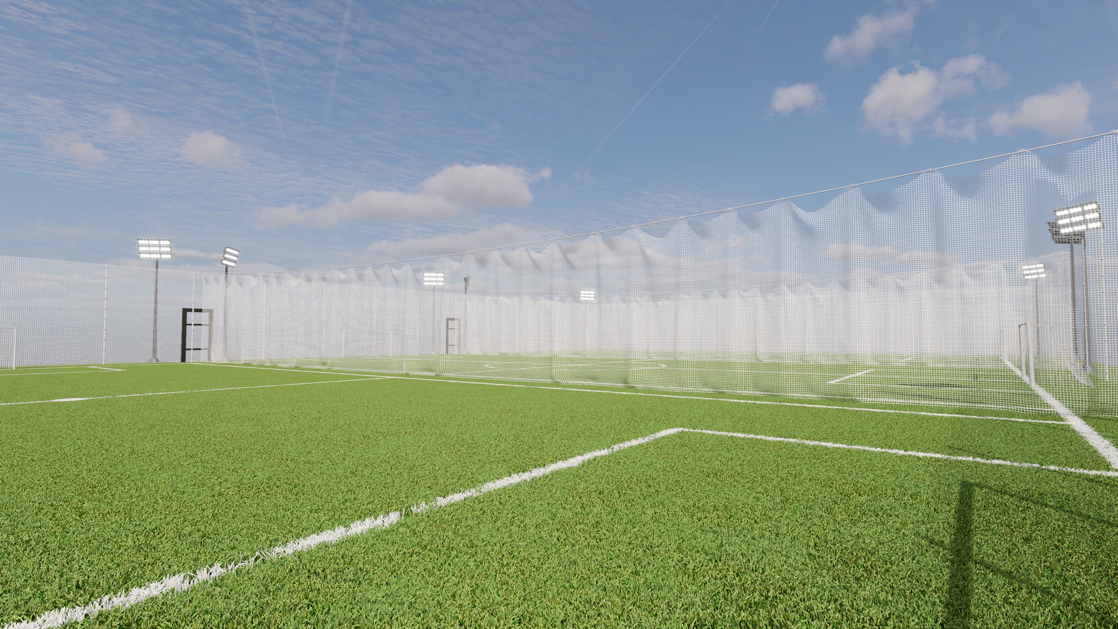 Field Under Blue Sky